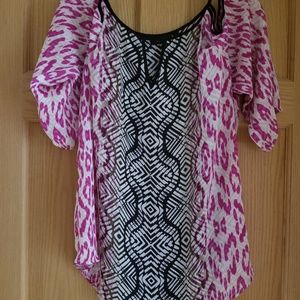 Cold shoulder blouse